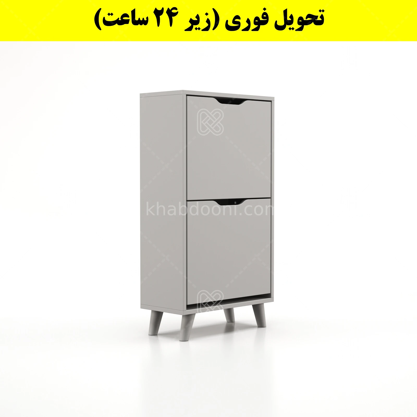 جاکفشی داشبوردی دو درب النا – طول 50 (تحویل فوری) طوسی
