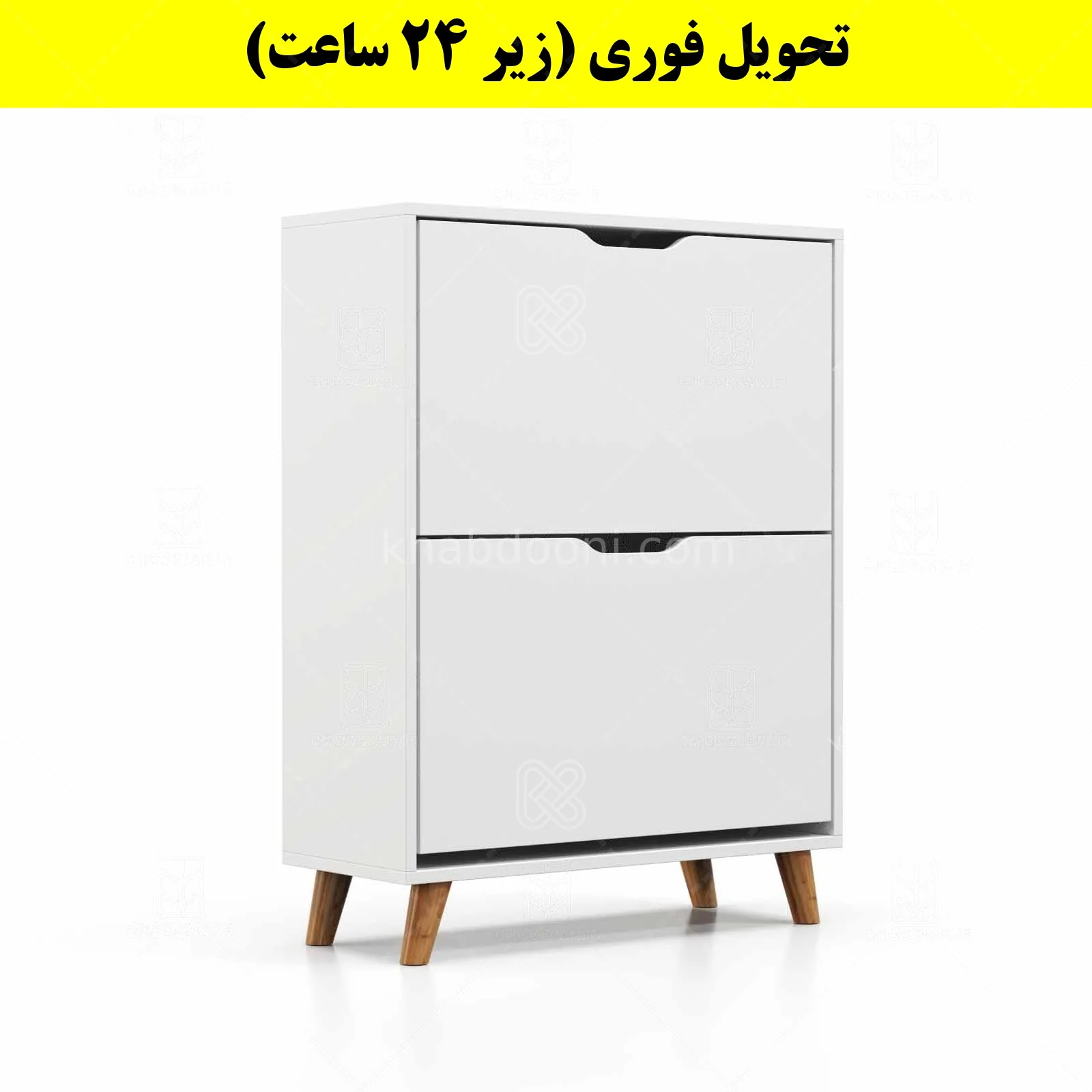 جاکفشی داشبوردی دو درب النا – طول 70 (تحویل فوری) سفید