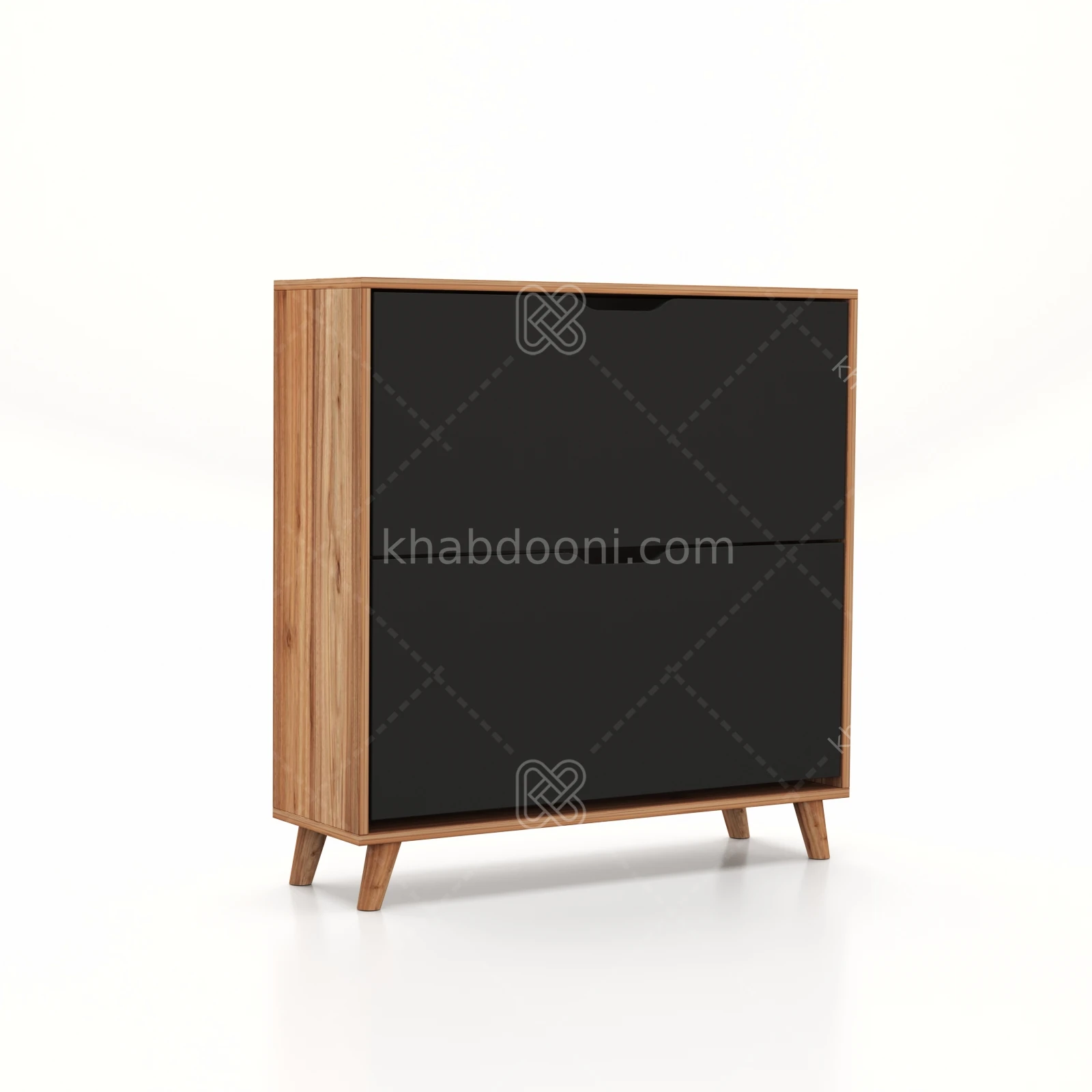 دو درب 90 النا مشکی گردویی