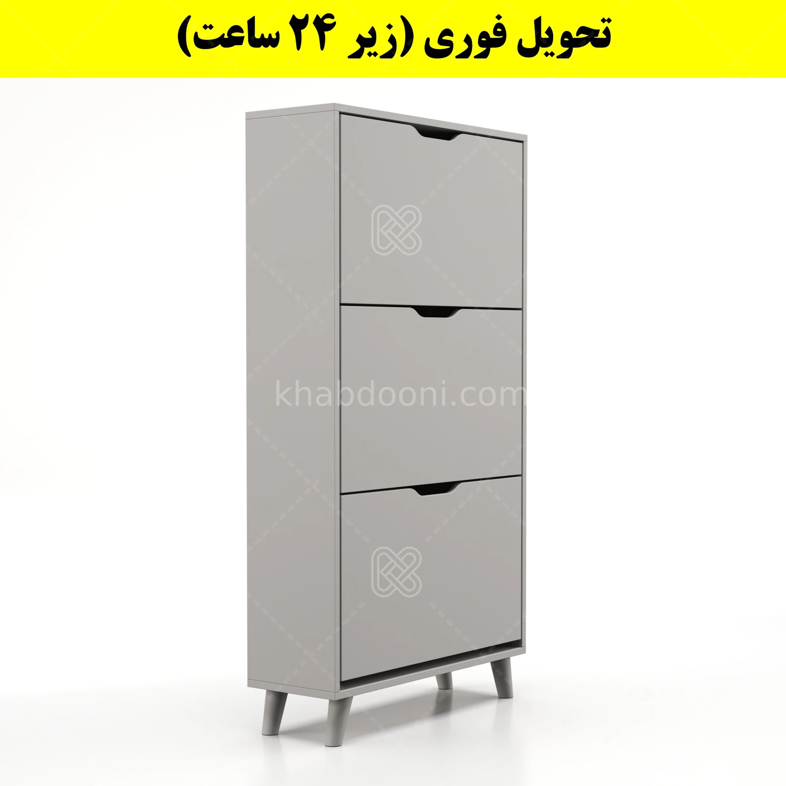 جاکفشی داشبوردی سه درب النا – طول 70 (تحویل فوری) طوسی
