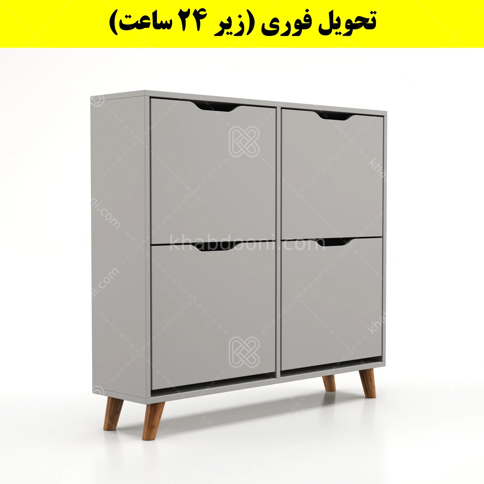 جاکفشی داشبوردی چهار درب النا – طول 100 (تحویل فوری) طوسی