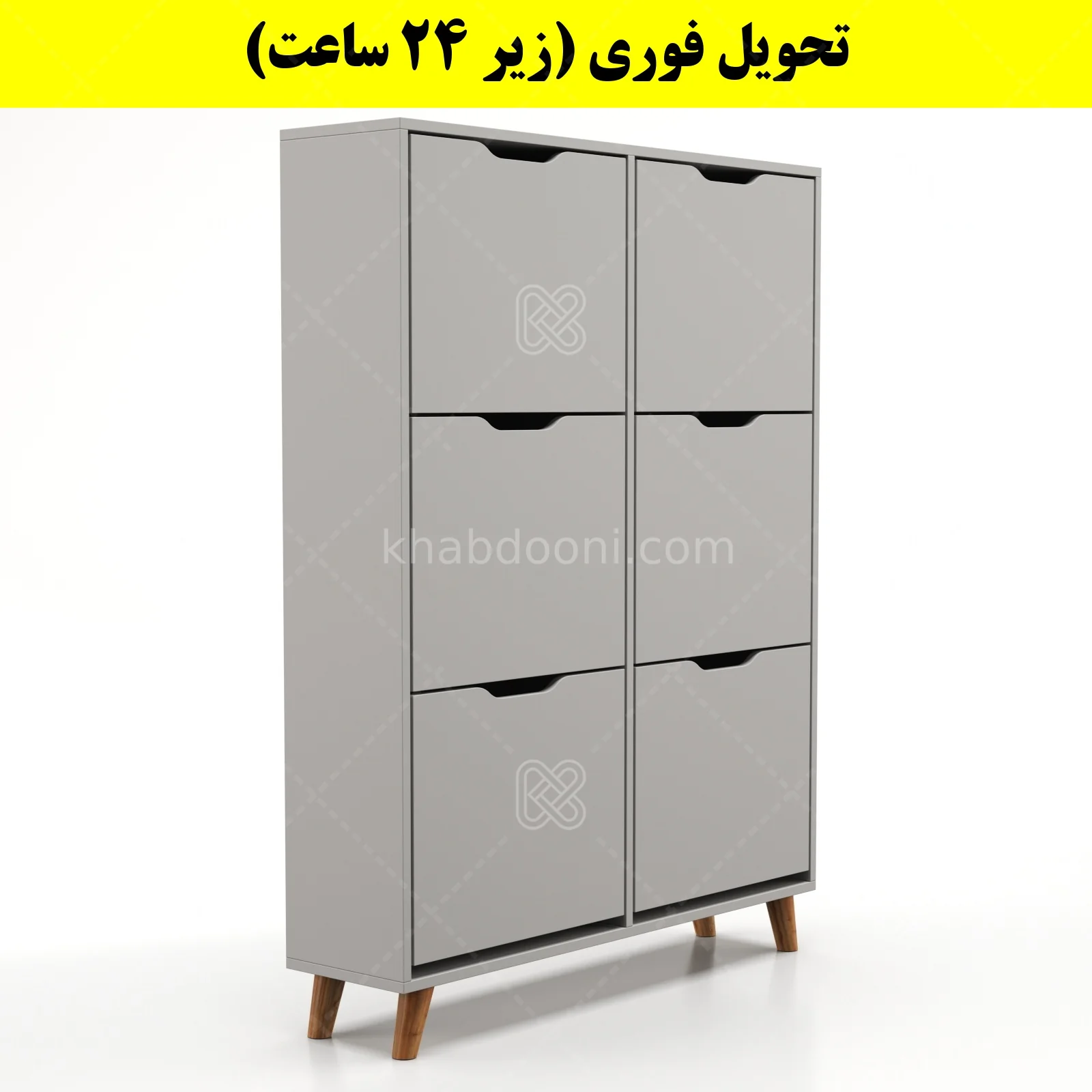 جاکفشی داشبوردی شش درب النا – طول 100 (تحویل فوری) طوسی
