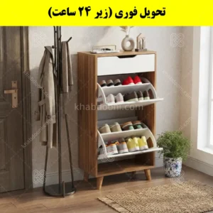 جاکفشی داشبوردی دو درب کشودار النا – طول 50 (تحویل فوری)
