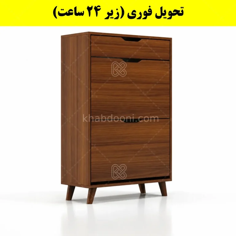جاکفشی داشبوردی دو درب کشودار النا – طول 70 (تحویل فوری)