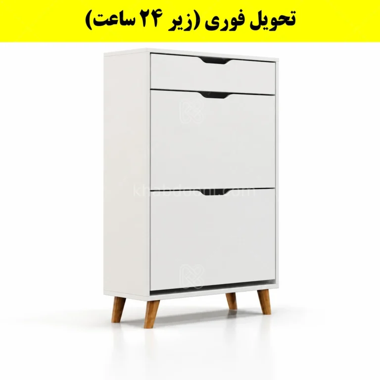 جاکفشی داشبوردی دو درب کشودار النا – طول 70 (تحویل فوری)