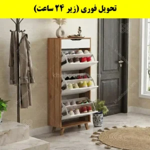جاکفشی داشبوردی سه درب کشودار النا – طول 50 (تحویل فوری)