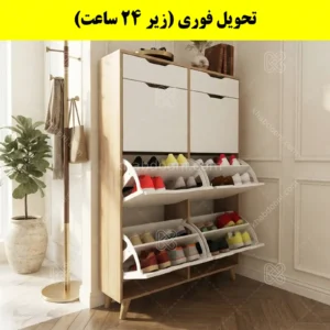 جاکفشی داشبوردی شش درب کشودار النا – طول 100 (تحویل فوری)