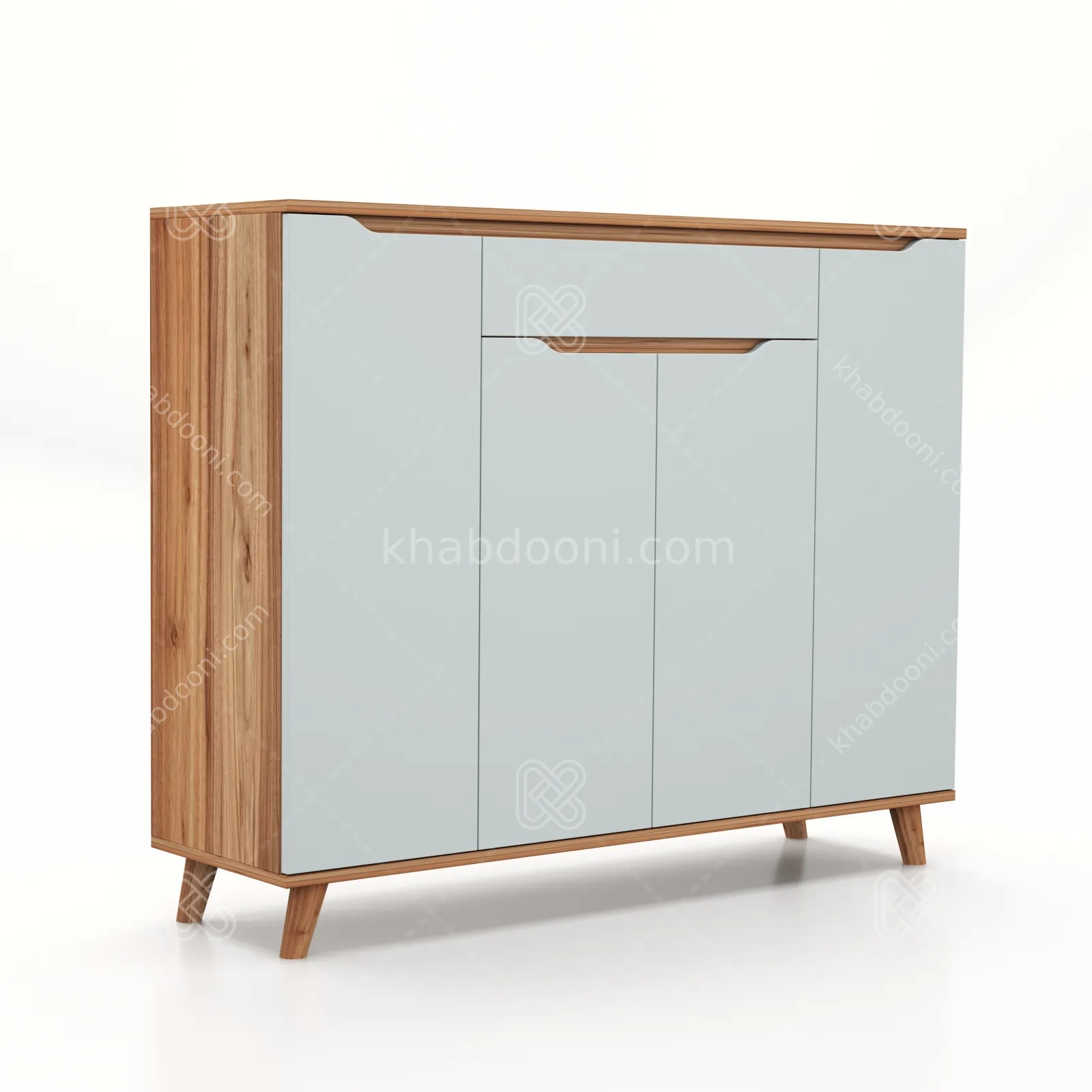 جاکفشی کنسولی روما 4 درب طول 120 طوسی گردویی