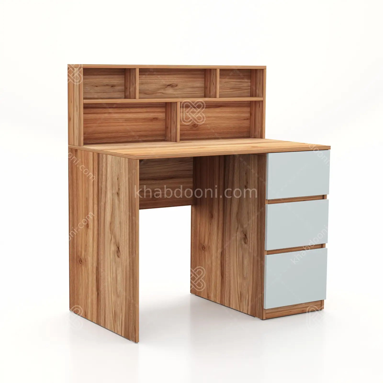میز تحریر بهار طول 100 - کد 112 طوسی گردویی