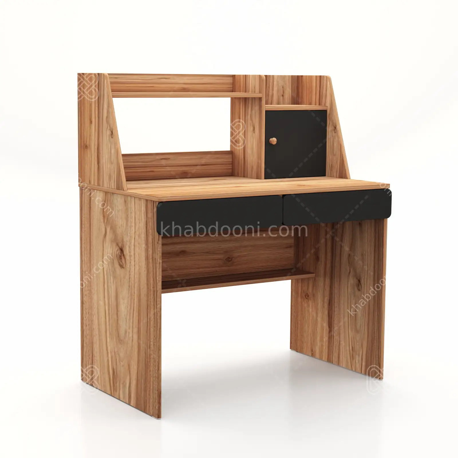 میز تحریر بهار طول 100 - کد 113 مشکی گردویی