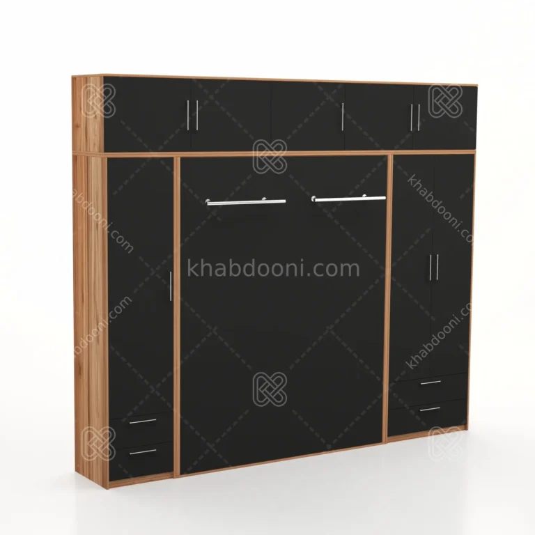 تخت تاشو عمودی دو نفره طول 300 کد 100