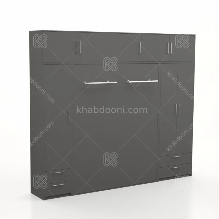 تخت تاشو عمودی دو نفره طول 300 کد 100