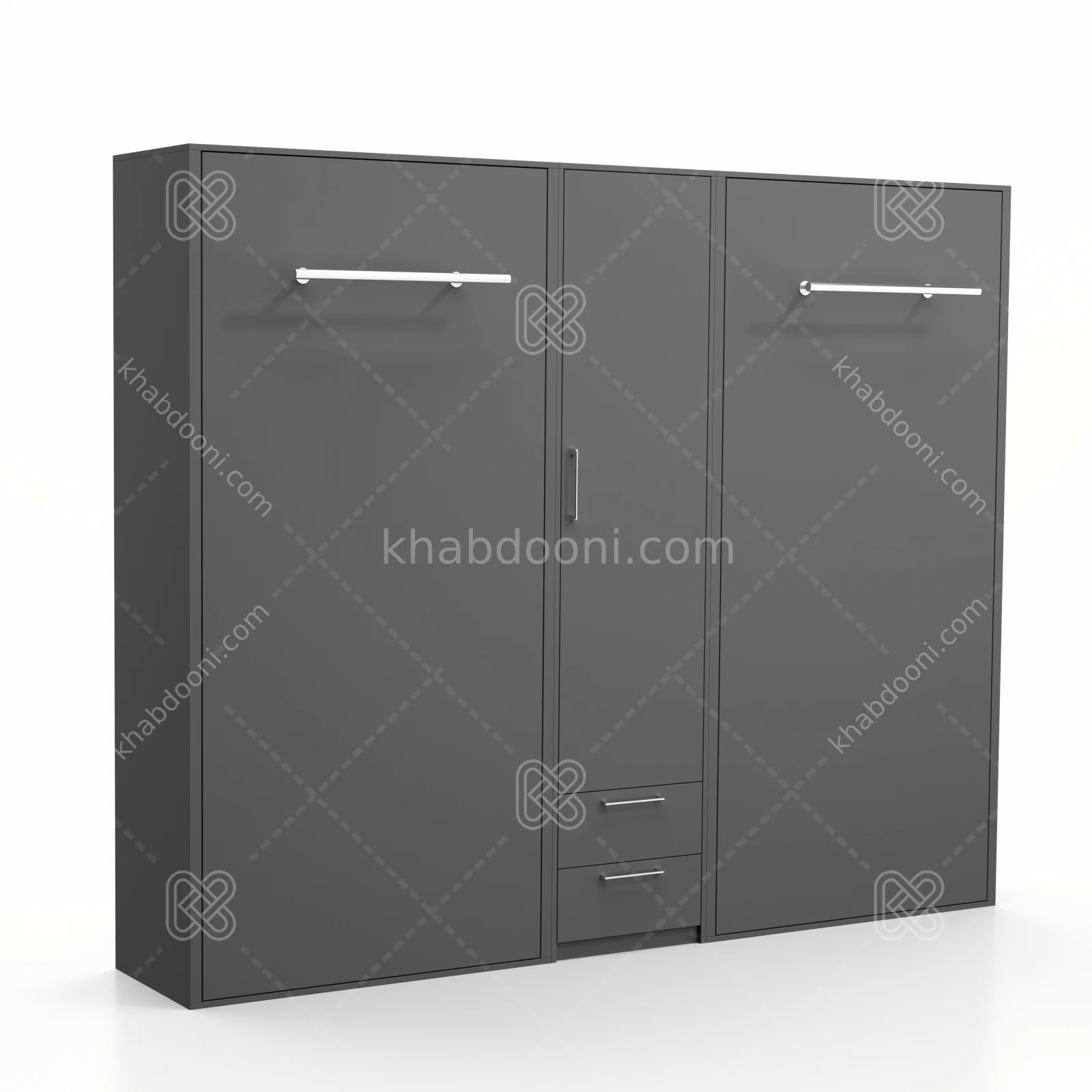 تخت تاشو عمودی دو نفره طول 260 کد 112 نوک مدادی