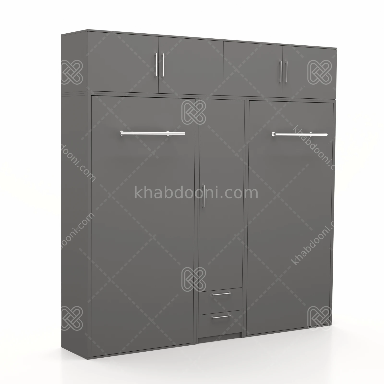 تخت تاشو عمودی دو نفره طول 260 کد 113 نوک مدادی