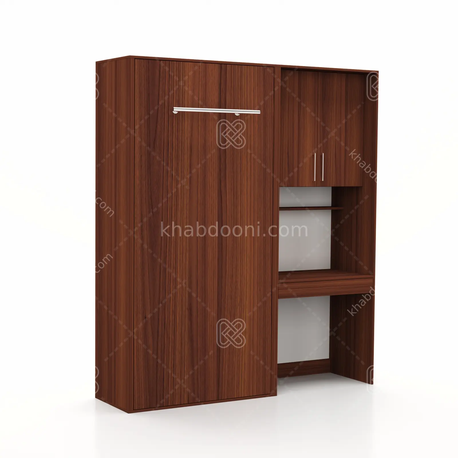 تخت تاشو عمودی تک نفره طول 185 کد 117 فندوقی