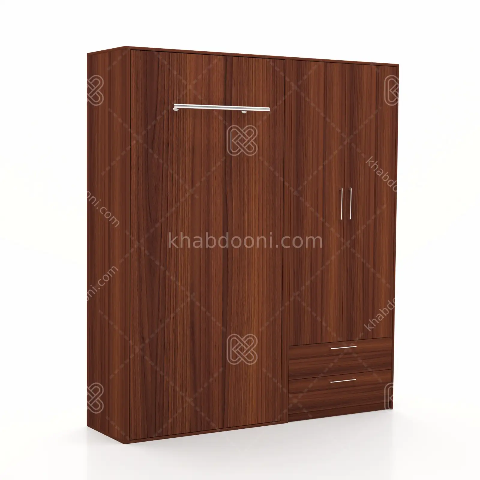 تخت تاشو عمودی تک نفره طول 185 کد 119 فندوقی