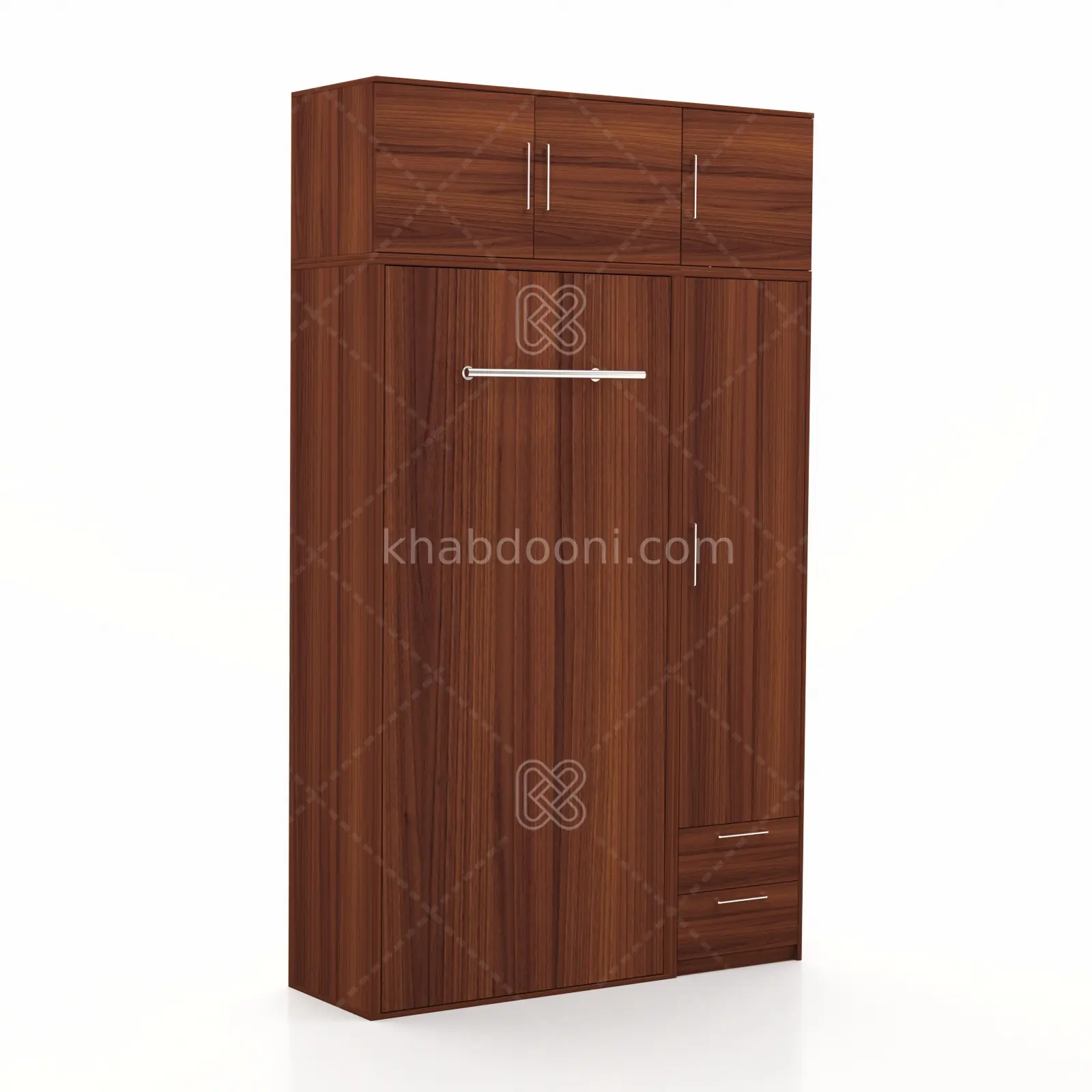 تخت تاشو عمودی تک نفره طول 155 کد 120 فندوقی