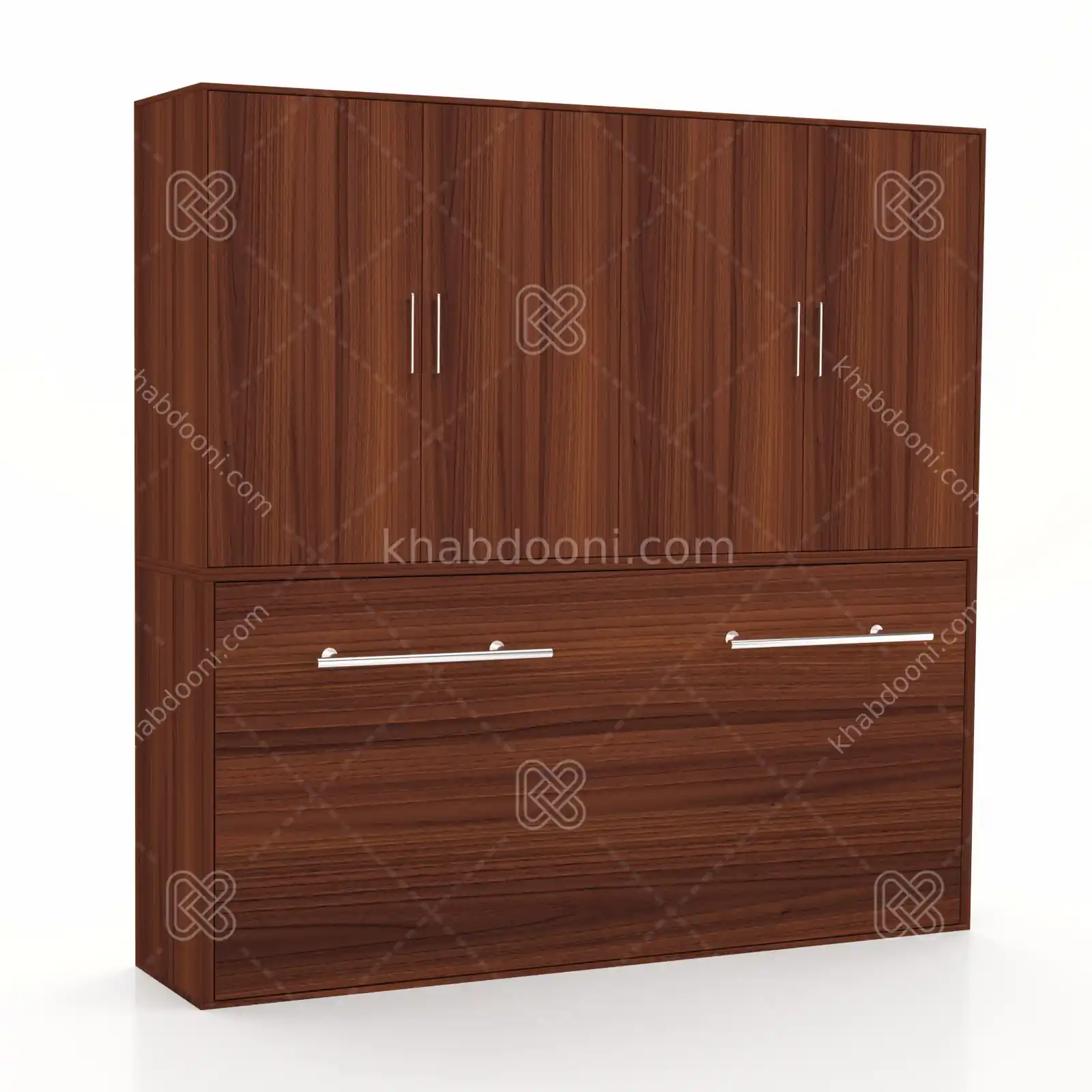 تخت تاشو افقی تک نفره طول 215 کد 123 فندوقی