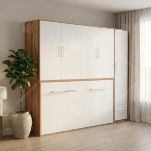 تخت تاشو افقی تک نفره طول 265 کد 125