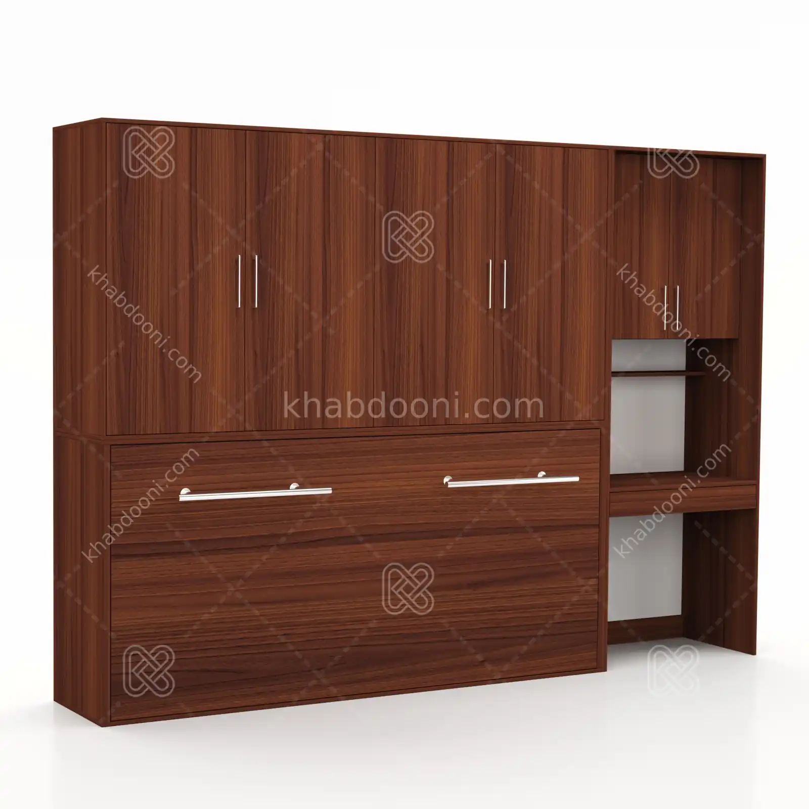 تخت تاشو افقی تک نفره طول 300 کد 126 فندوقی